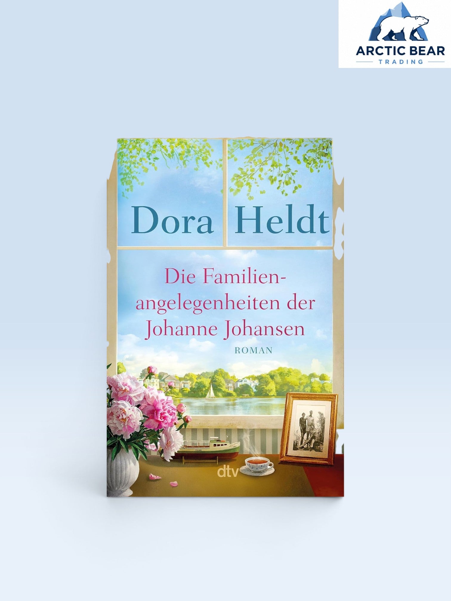 Artic Bear Trading roman Die Familienangelegenheiten der Johanne Johansen van Dora Heldt met sfeervolle coverillustratie